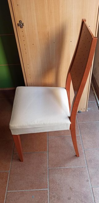 4 Sedie Calligaris legno faggio beige
