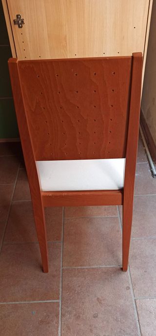 4 Sedie Calligaris legno faggio beige