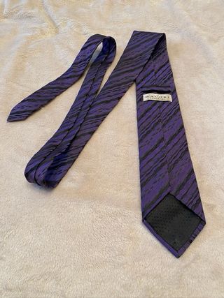 Corbata MACORI | Negra y Morada