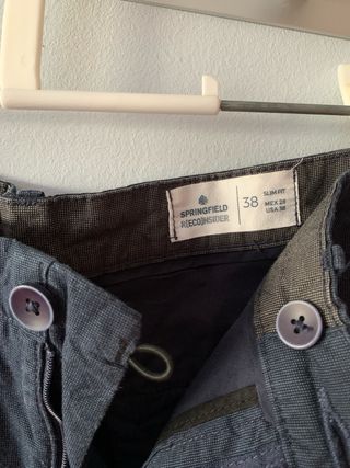 Shorts chino azul marino hombre