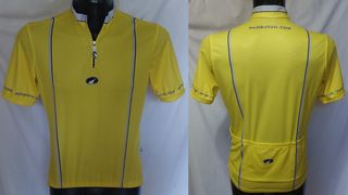 Parentini Maglia Ciclismo Gialla XL Pari al Nuovo
