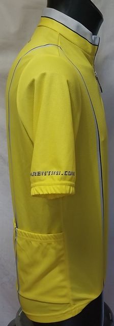 Parentini Maglia Ciclismo Gialla XL Pari al Nuovo