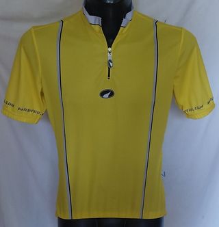 Parentini Maglia Ciclismo Gialla XL Pari al Nuovo