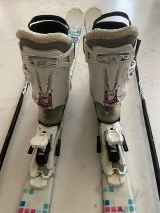 Esquís y botas Salomon Mujer: Perfecto estado
