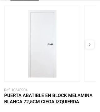 Puerta Abatible Melamina 72,5cm