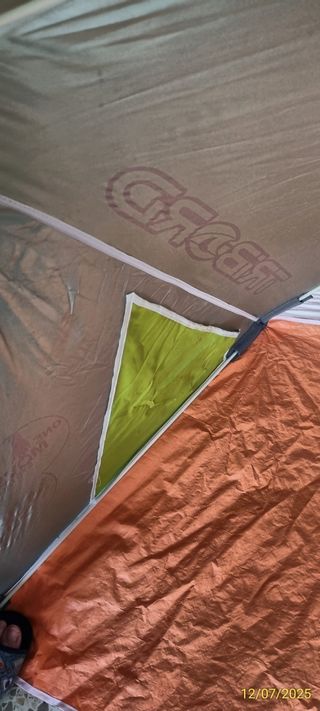 Sombrilla playa wiko - Verde Oliva/Naranja