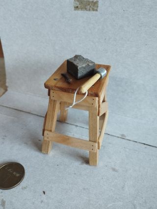 Lote escultor miniatura 