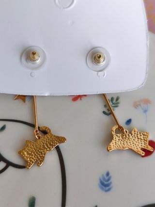 Pendientes gatos y globos