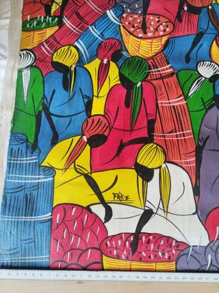 Lienzos diseño africanos, lote
