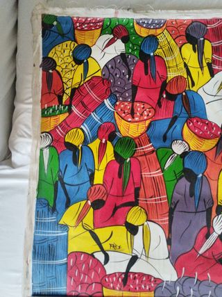 Lienzos diseño africanos, lote
