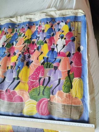 Lienzos diseño africanos, lote