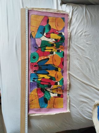 Lienzos diseño africanos, lote