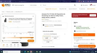 Amazon Fire TV Stick 4K 2ªGen 8GB Wifi6 Precintado