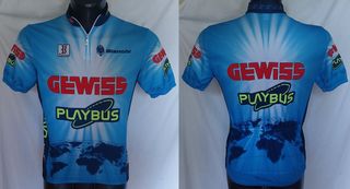 Maglia Ciclismo Gewiss Playbus Bianchi 1996 Tg. 56