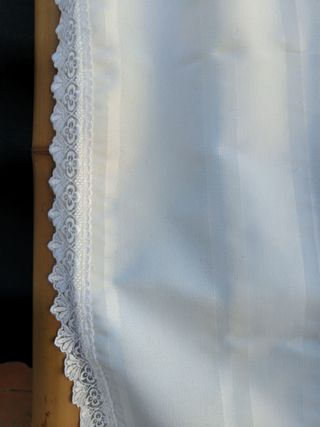 Toalha de Chá c/ Renda - Branca