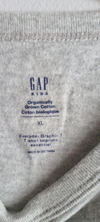 Camiseta GAP Gris - Talla M