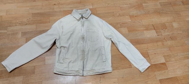Cazadora vaquera beige