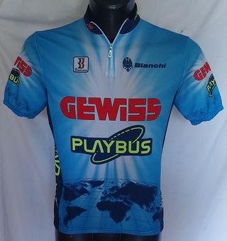 Maglia Ciclismo Gewiss Playbus Bianchi 1996 Tg. 50