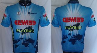 Maglia Ciclismo Gewiss Playbus Bianchi 1996 Tg. 50