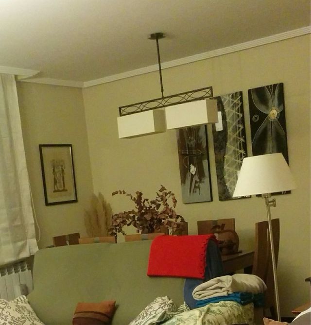 Mesa comedor moderna nogal