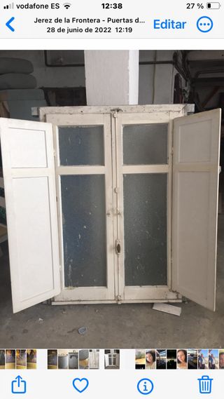 Ventana madera antigua -