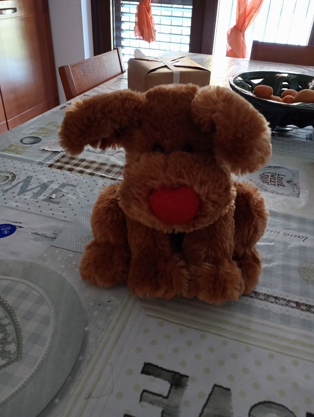 Peluche cane tenero