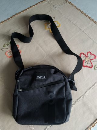 Bolso bandolera Noona gris Marengo hombre.Unixec