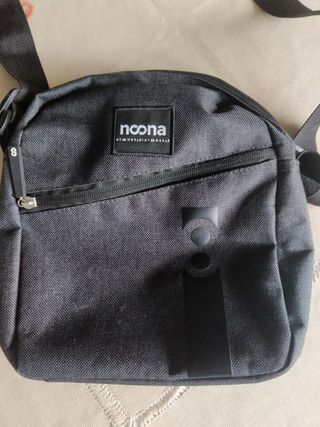 Bolso bandolera Noona gris Marengo hombre.Unixec