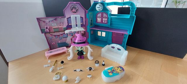 Casa Pinypon Halloween+Dragón+Unicornio