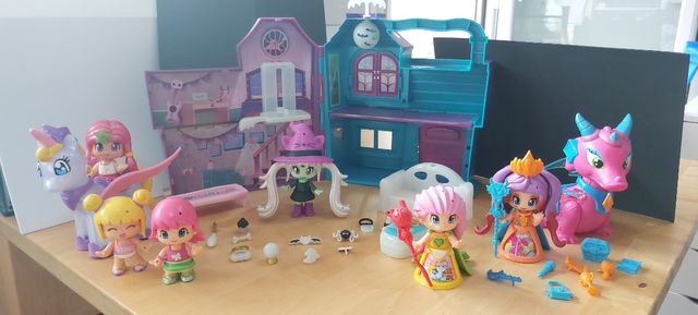 Casa Pinypon Halloween+Dragón+Unicornio