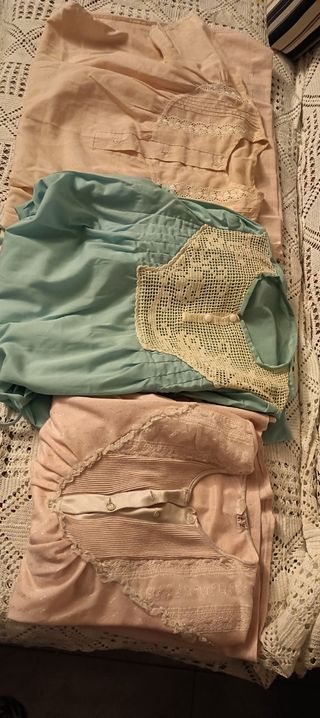 Lote 3 Camisones Vintage - Rosa y Azul y otros 
