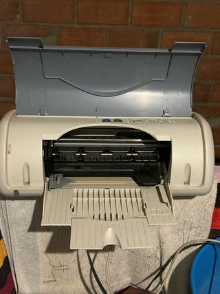 Impresora HP Deskjet 3125 - Gris/Blanca