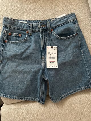 Bermuda vaquera Zara -talla 36