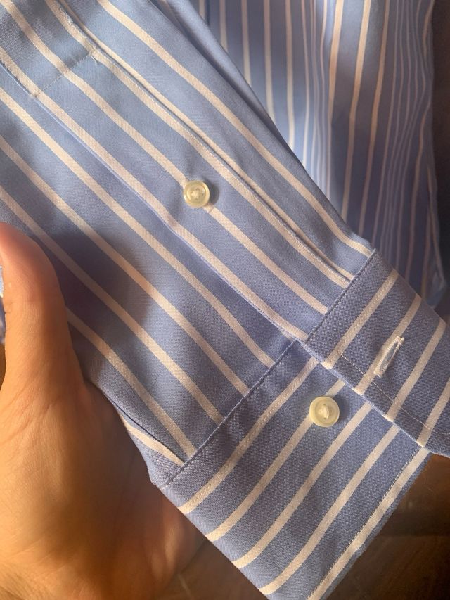 Camisa Ralph Lauren azul a rayas
