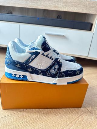 Zapatillas Louis Vuitton Trainer Azul