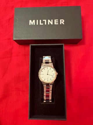 Reloj MILNER unisex plata blanco