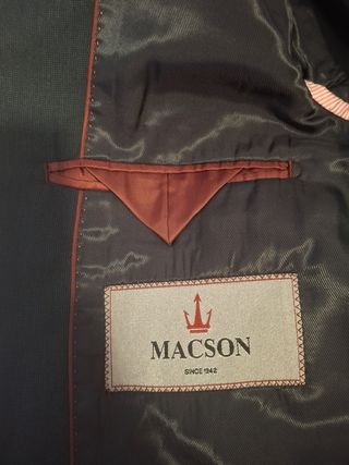 Traje Macson azul marino - talla 48/41