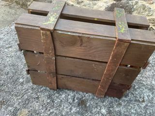 Caja madera vintage 33x24x14cm