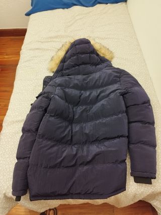 Chaqueta Siksilk azul acolchada