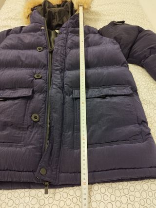 Chaqueta Siksilk azul acolchada
