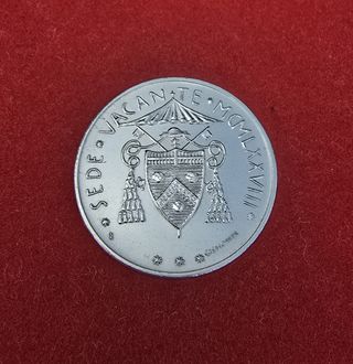 500 Lire Vaticano 1978 Argento KM#140 Sede Vacante