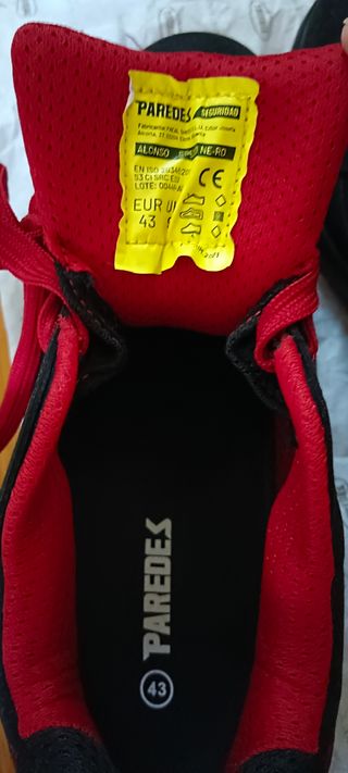 Zapatos Seguridad Paredes nº43