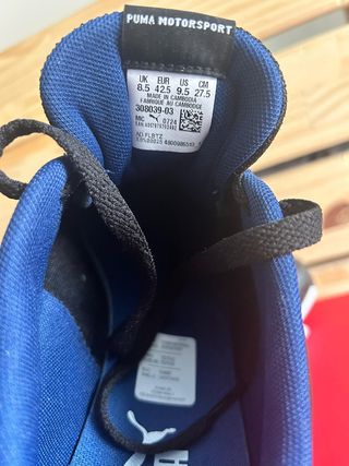 Zapatillas Puma Motorsport BMW - 42.5 sin estrenar