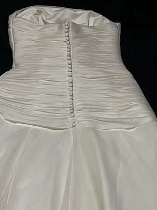 Vestido novia blanco, usado una vez