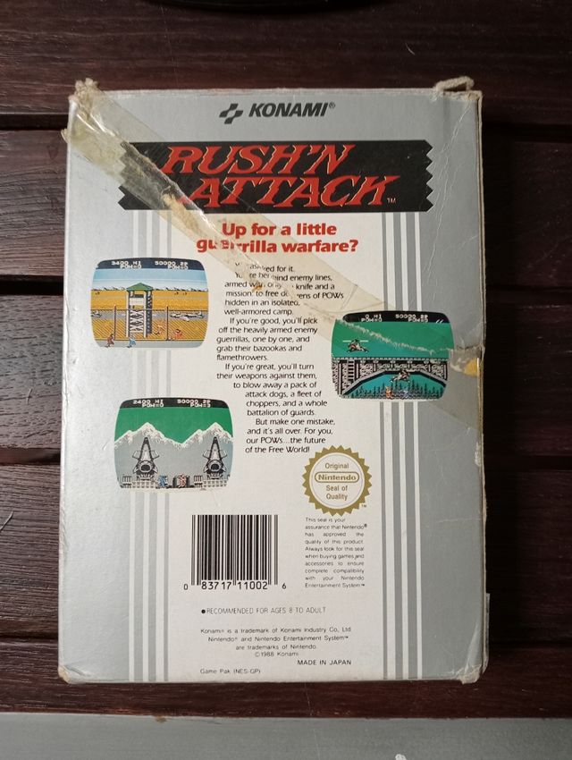 Nintendo NES Green Beret Rush 'n Attack PAL Konami