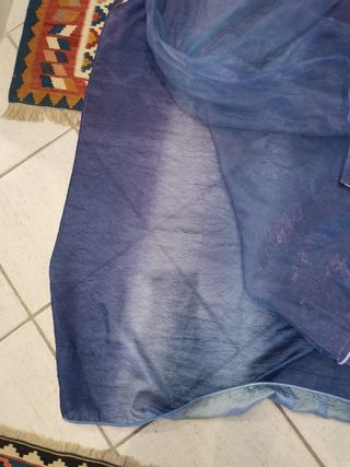 Tendoni doppio velo blu viola