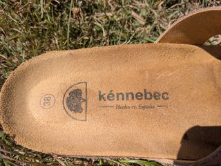 Sandalias Kennébec piel beige - talla 38