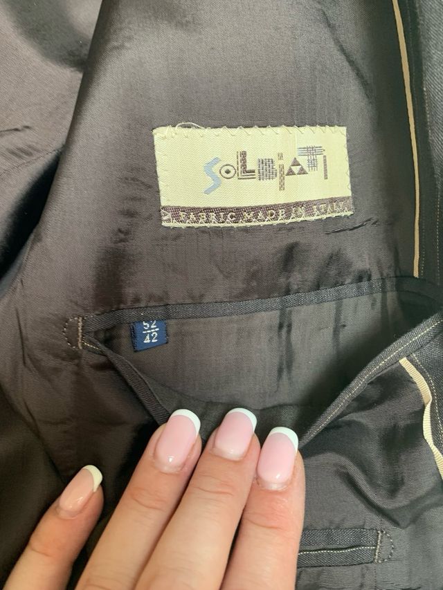 Traje Massimo Dutti lino T-42