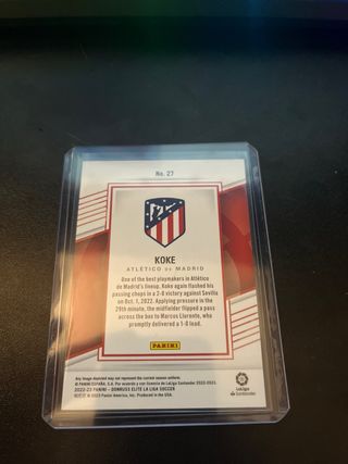 Croma Koke Atlético Madrid Panini Elite #14/25