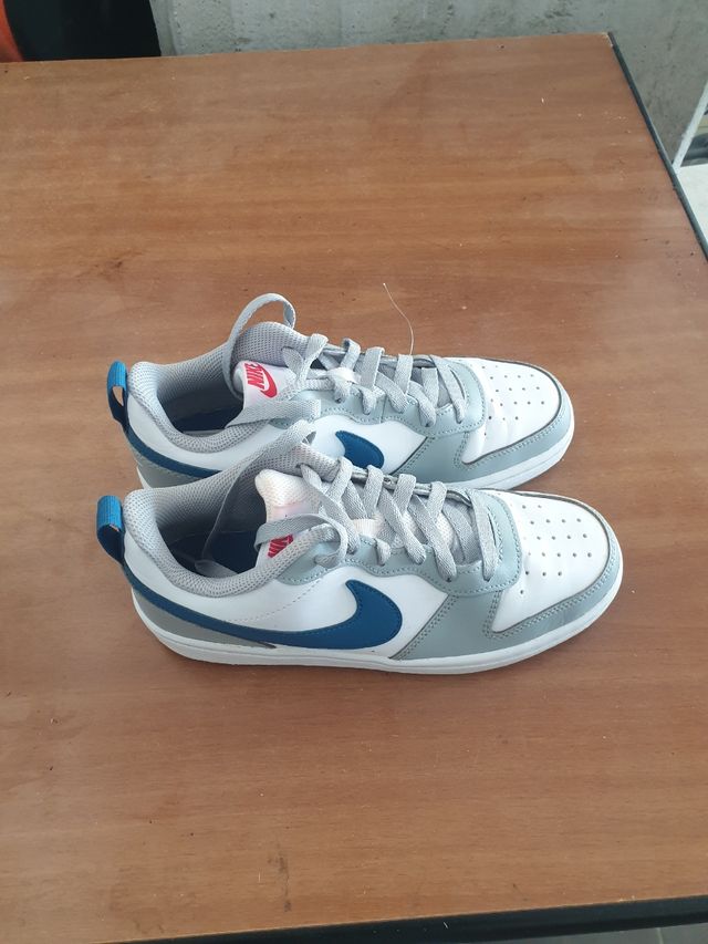 Nike Court Borough - Scarpe Blu Grigie